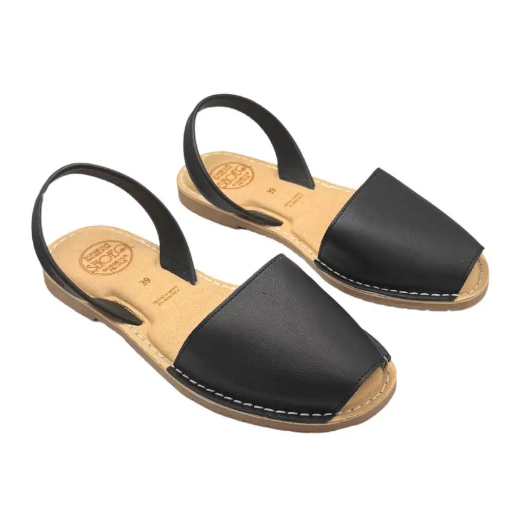 Luxe Premium Avarca in Charcoal - Shoeq