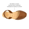 Luxe Premium Avarca in Chocolate - Shoeq
