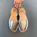 Luxe Premium Avarca in Platinum (Vegan) - Shoeq