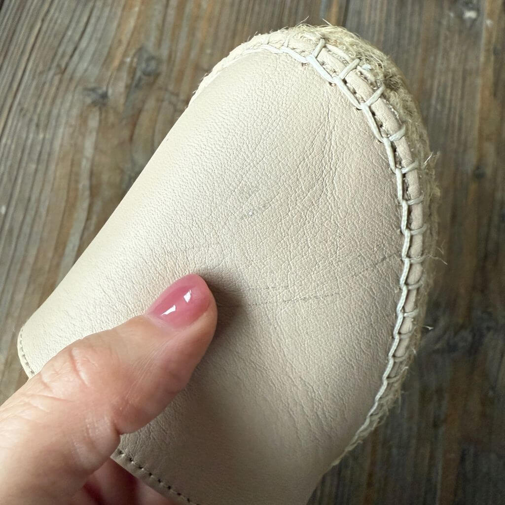 Maya Espadrille Wedge in Sandy Champagne - Outlet item - Size 39 - Shoeq