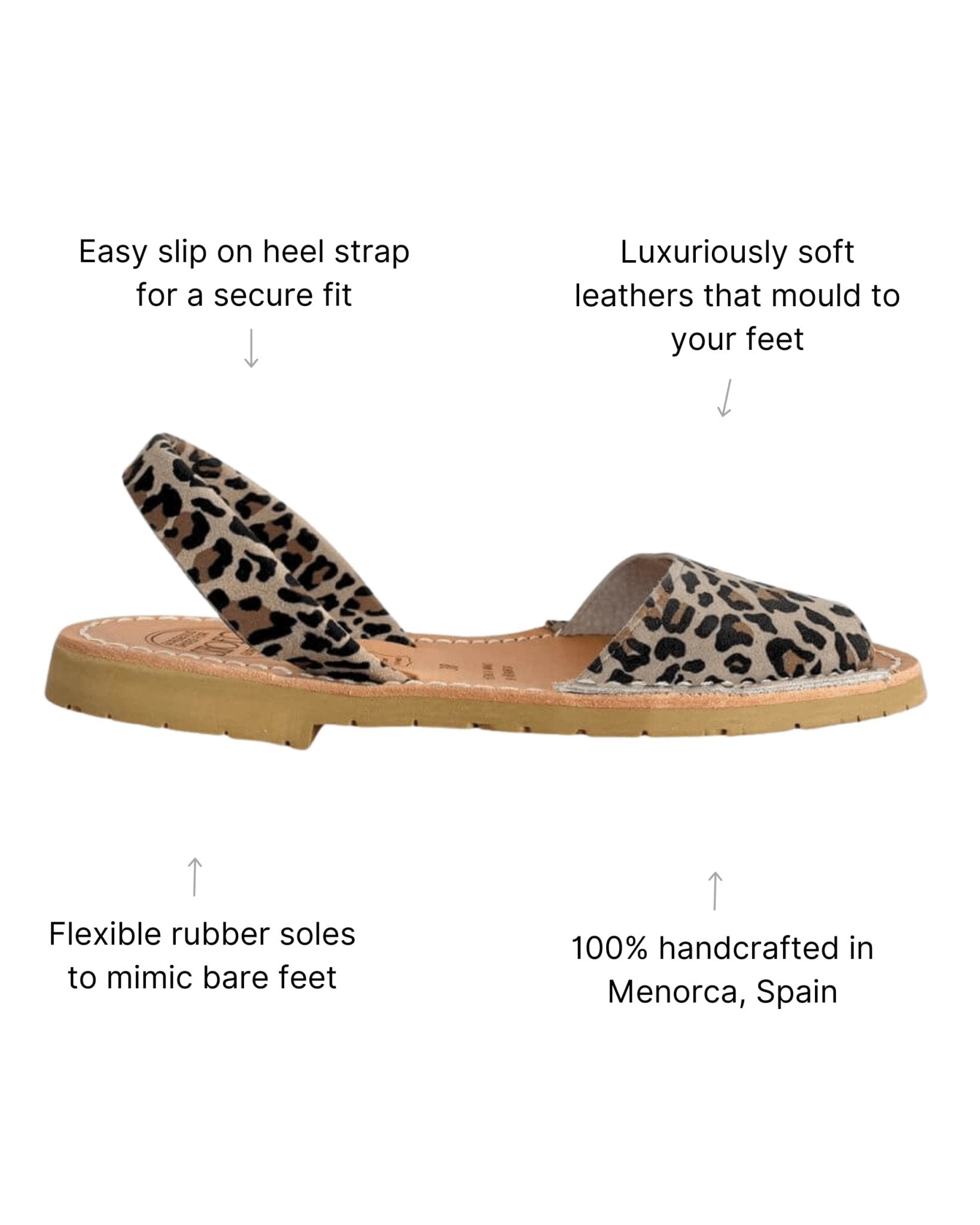 Peekaboo Avarca in Dark Leopard - Shoeq