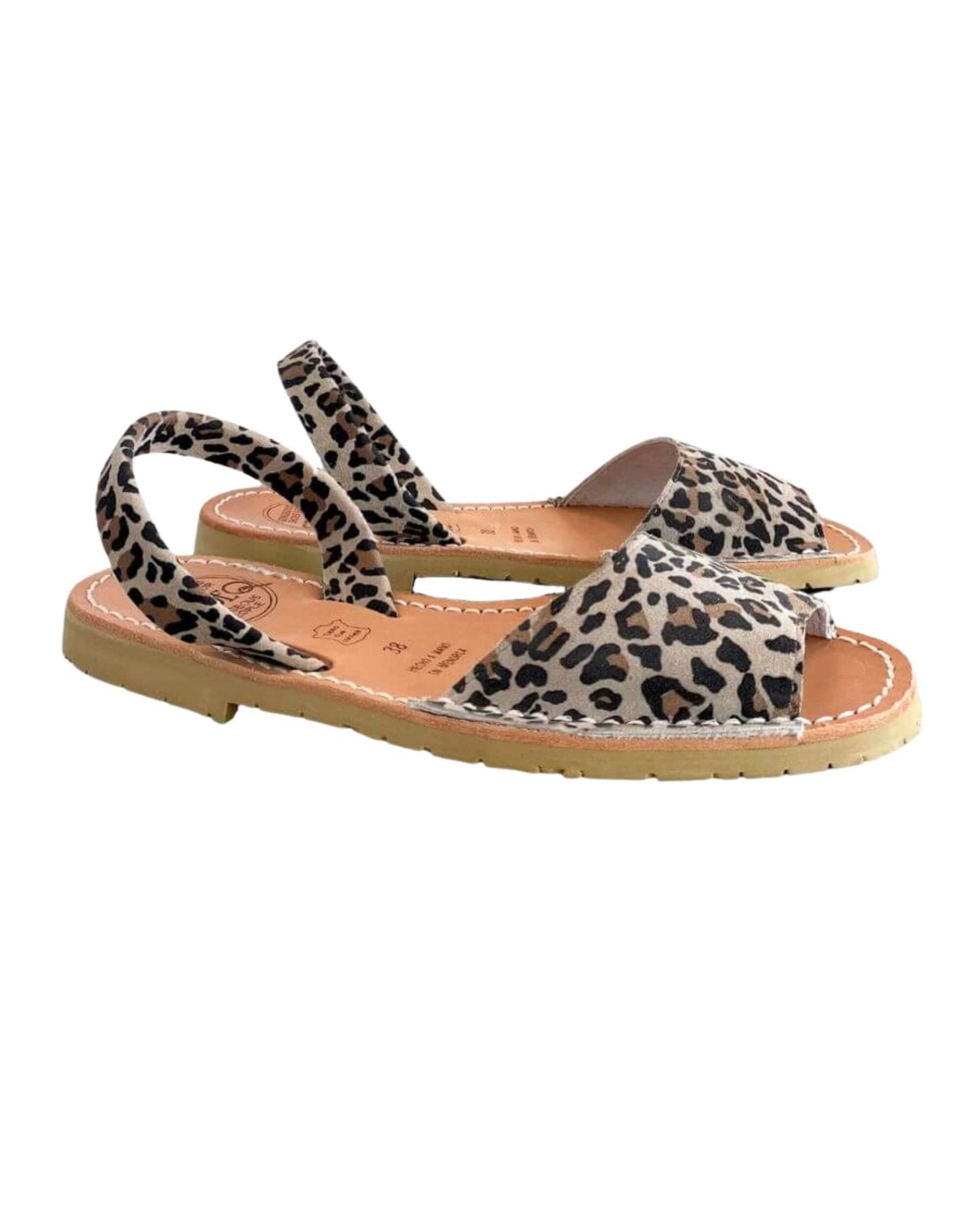 Peekaboo Avarca in Dark Leopard - Shoeq