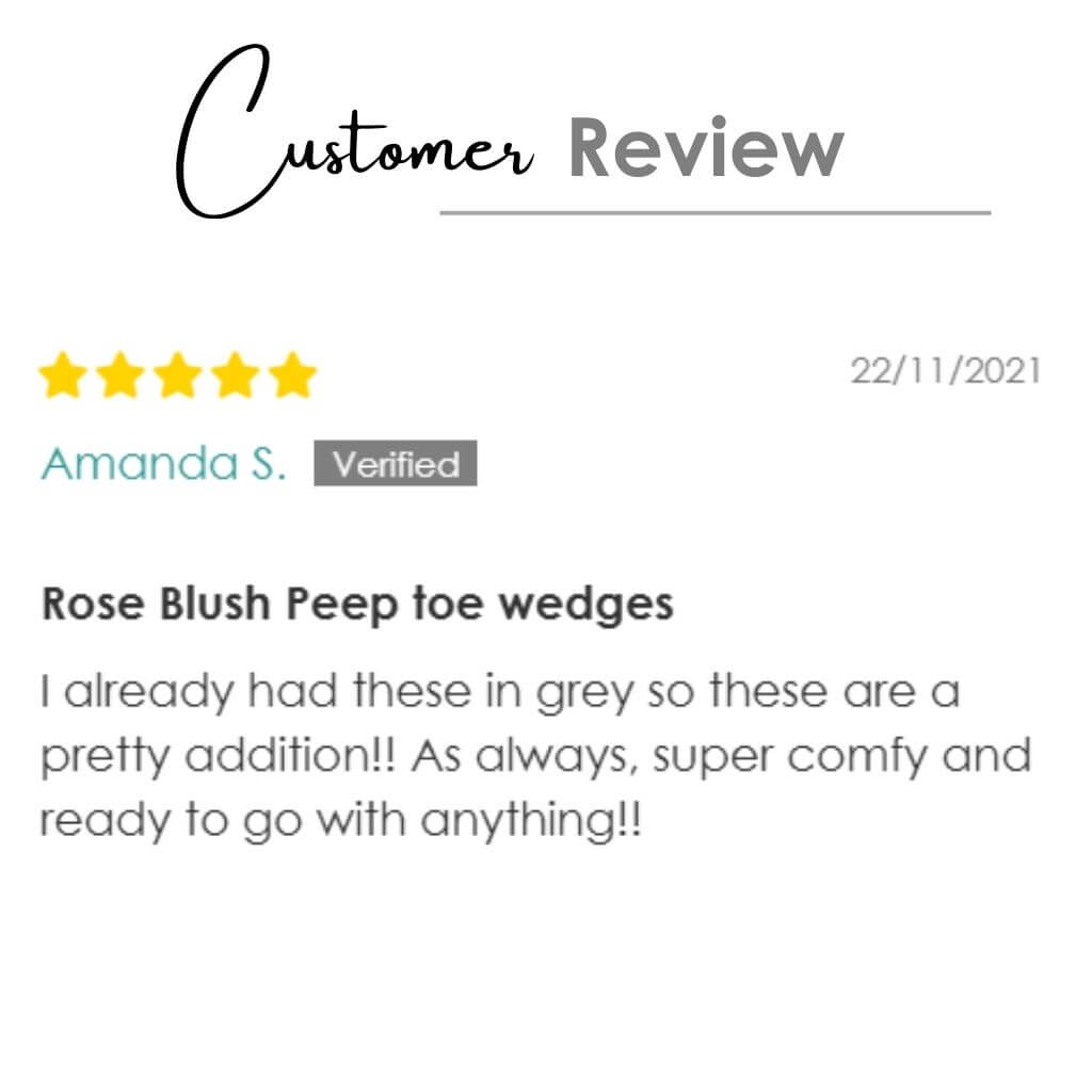 Peep Toe Espadrille Wedge in Rose Blush - Shoeq