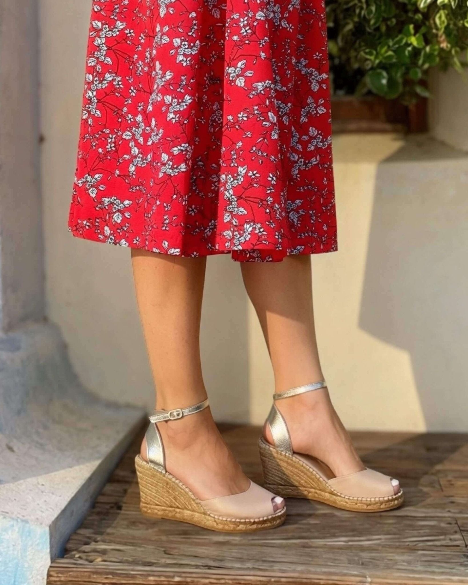Comfortable wedges for women sandy champagne
