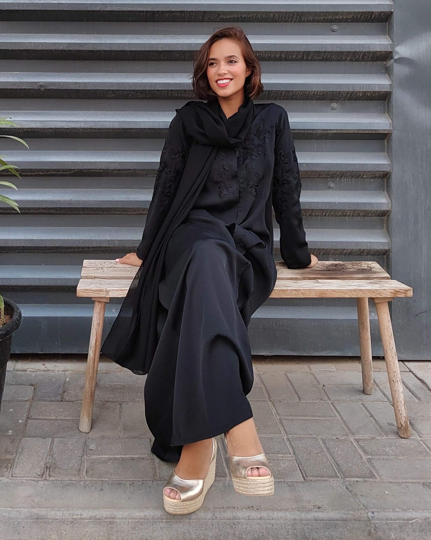 Champagne metallic espadrille platform wedges comfortableshoes