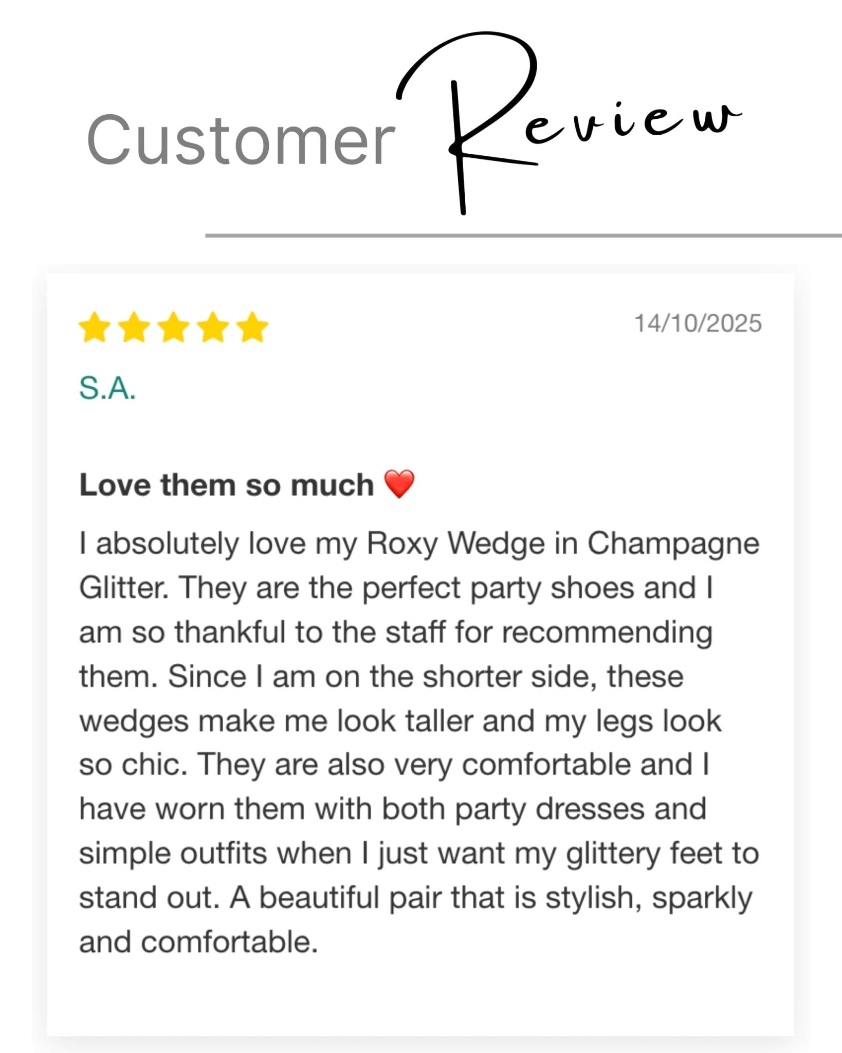 Roxy Espadrille Wedge in Champagne Glitter - Shoeq