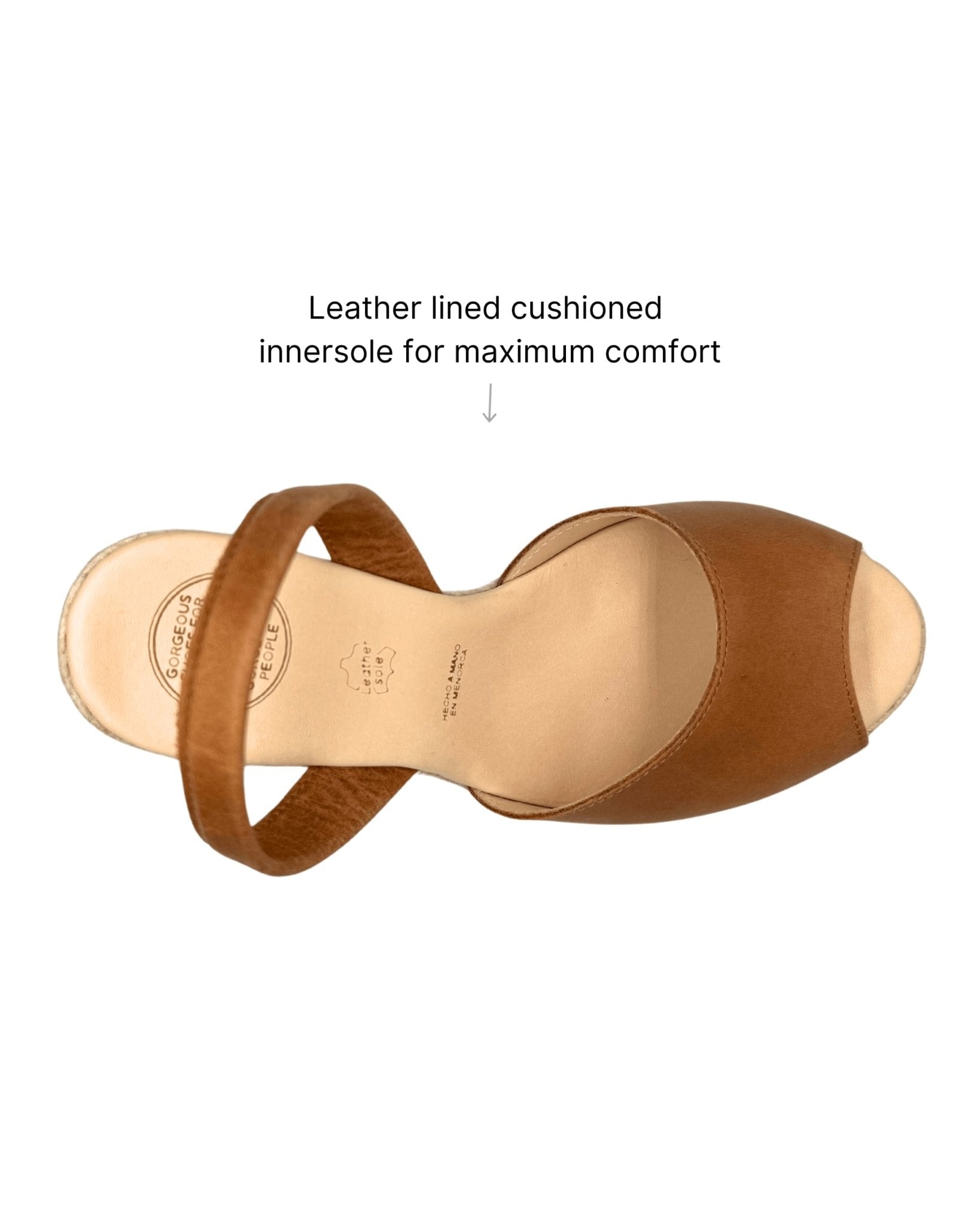 Comfortable high platform wedges chocolate rich brown