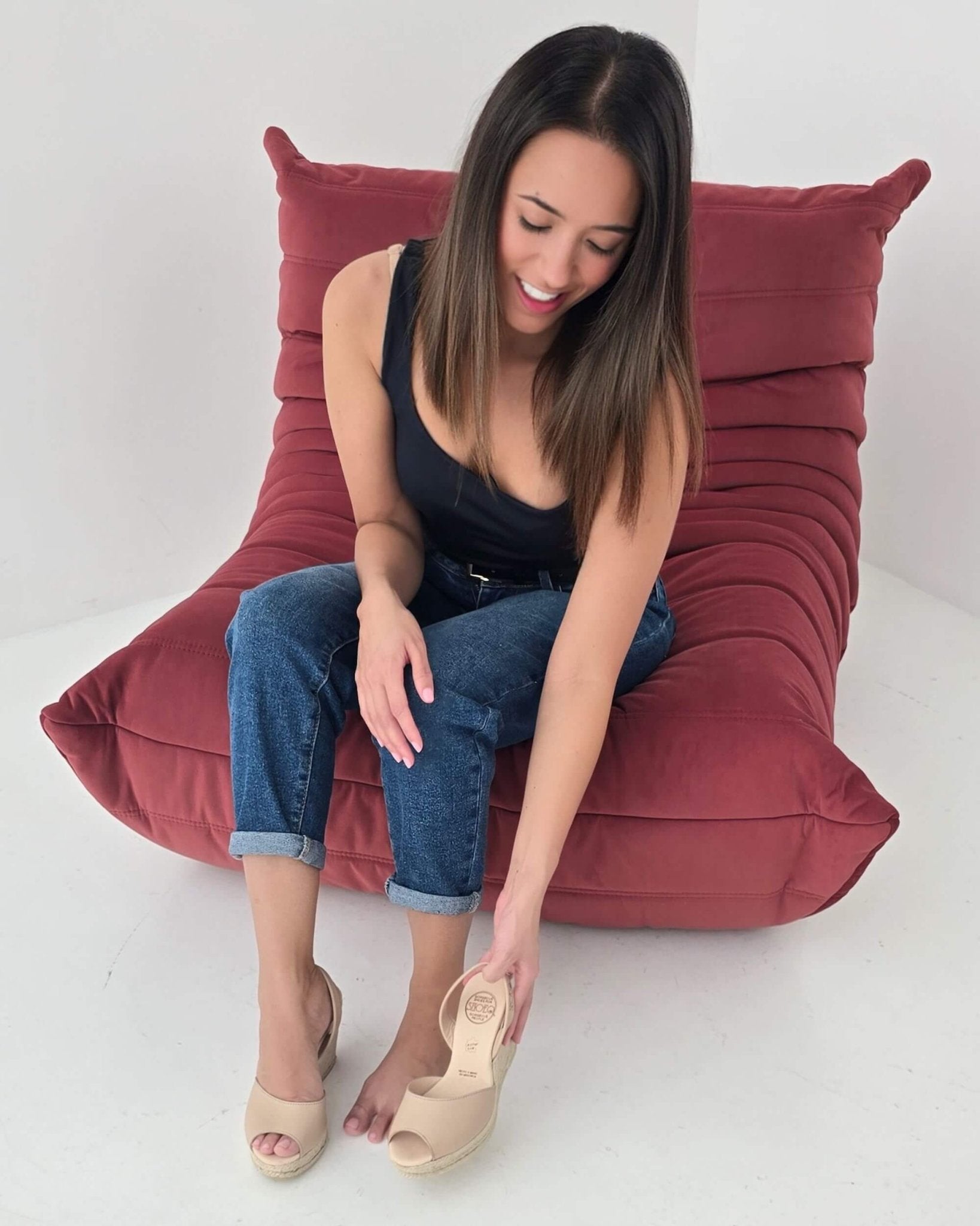 Statement latte platform wedges for elevated style
