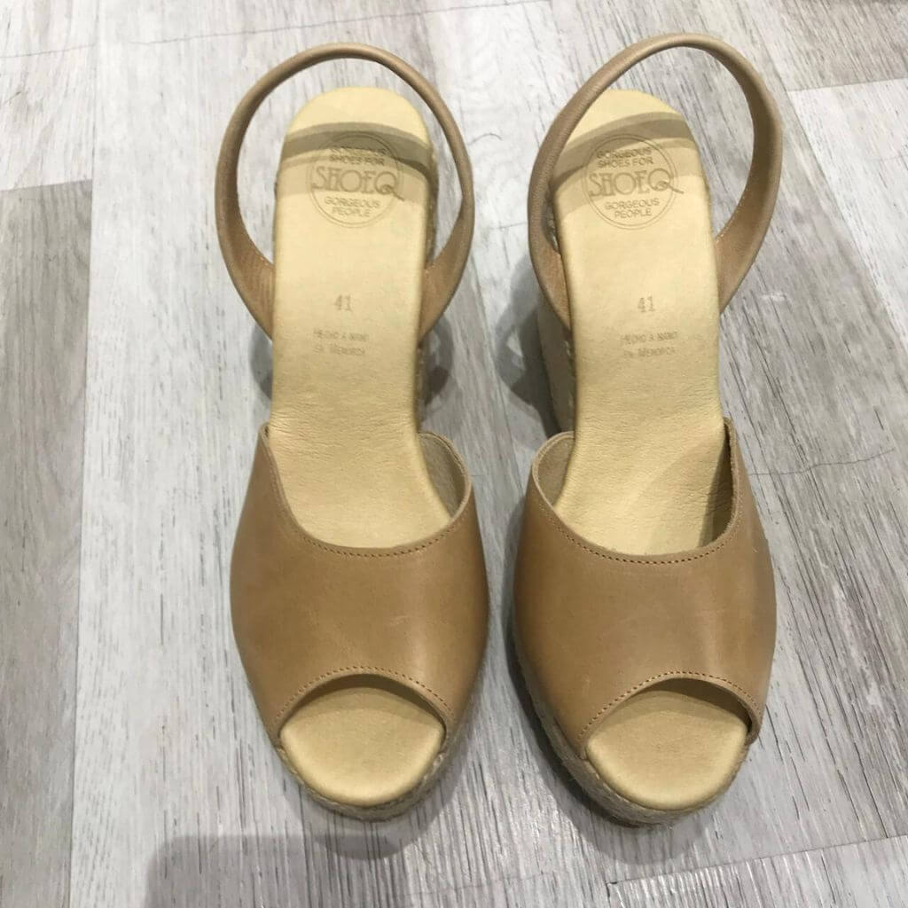 Roxy Wedge ('23 Edit) in Caramel - Outlet Item - Size 41 - Shoeq