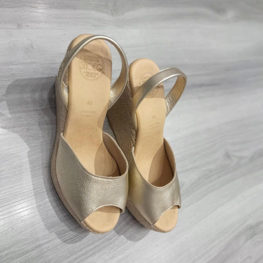 Roxy Wedge ('23 Edit) in Champagne OUTLET - Shoeq