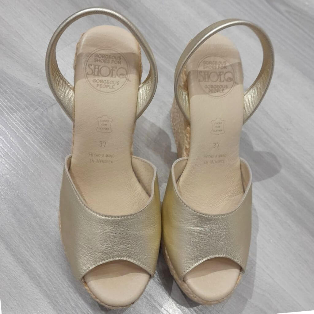 Roxy Wedge ('23 Edit) in Champagne OUTLET - Shoeq