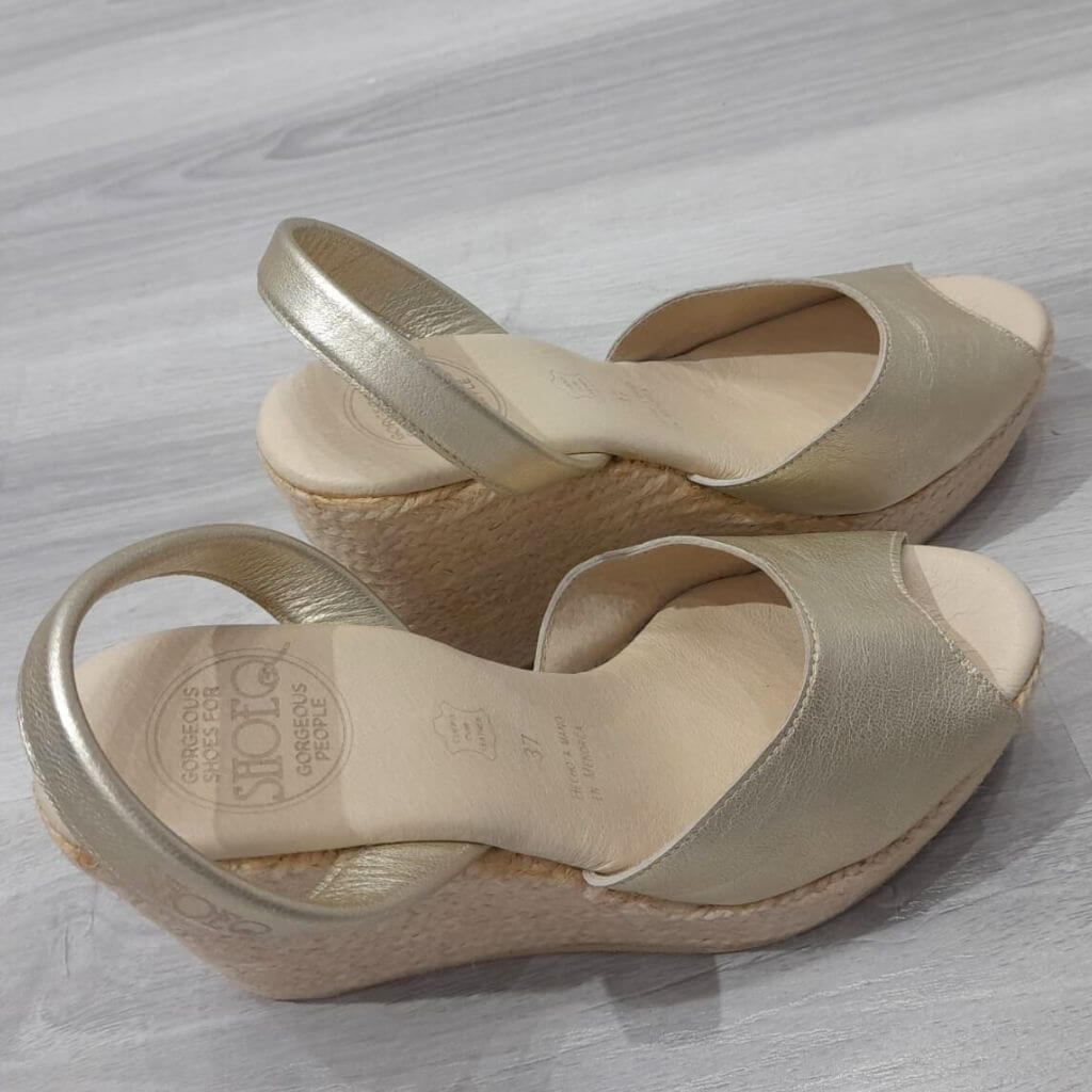 Roxy Wedge ('23 Edit) in Champagne OUTLET - Shoeq