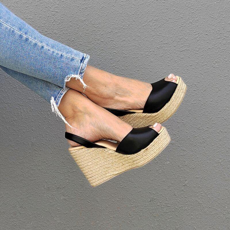 Roxy Wedge ('23 Edit) in Charcoal OUTLET - Size 40 - Shoeq