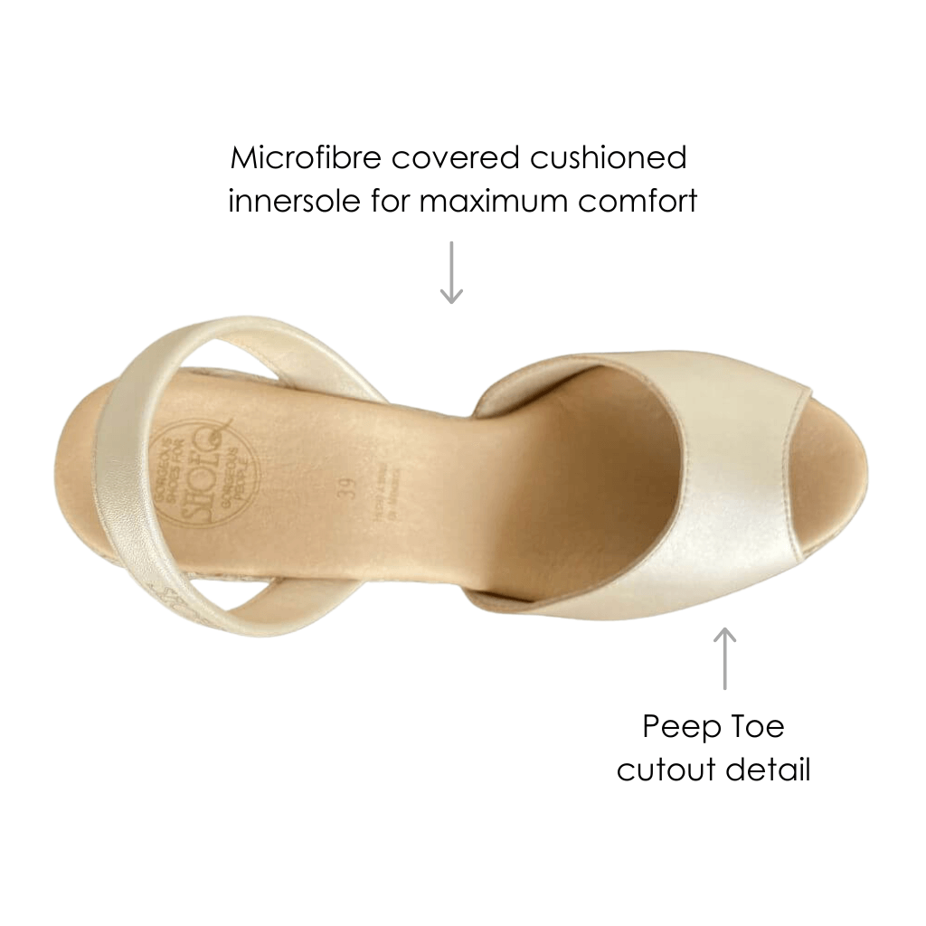 Roxy Wedge ('23 Edit) in Sandstone - Shoeq