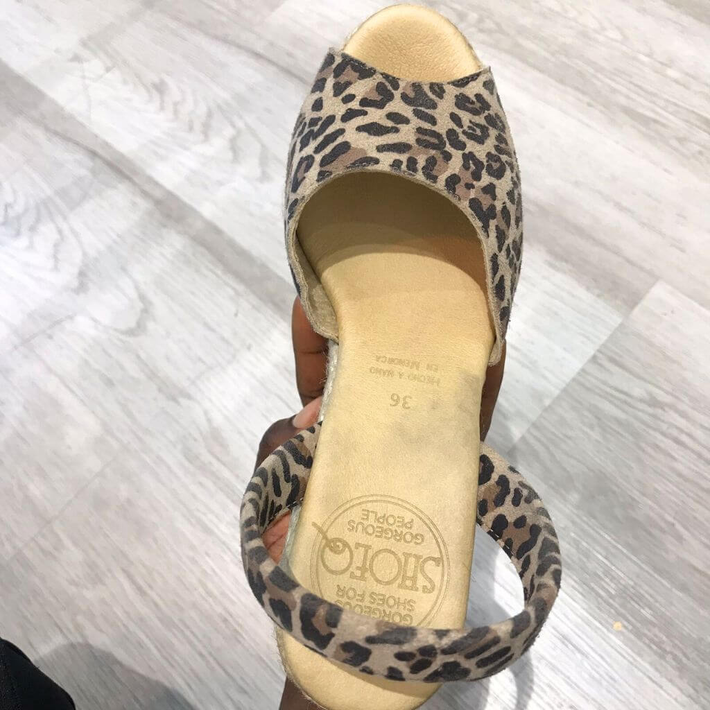 Roxy Wedge in Dark Leopard ('23 Edit) OUTLET - Size 36 - Shoeq