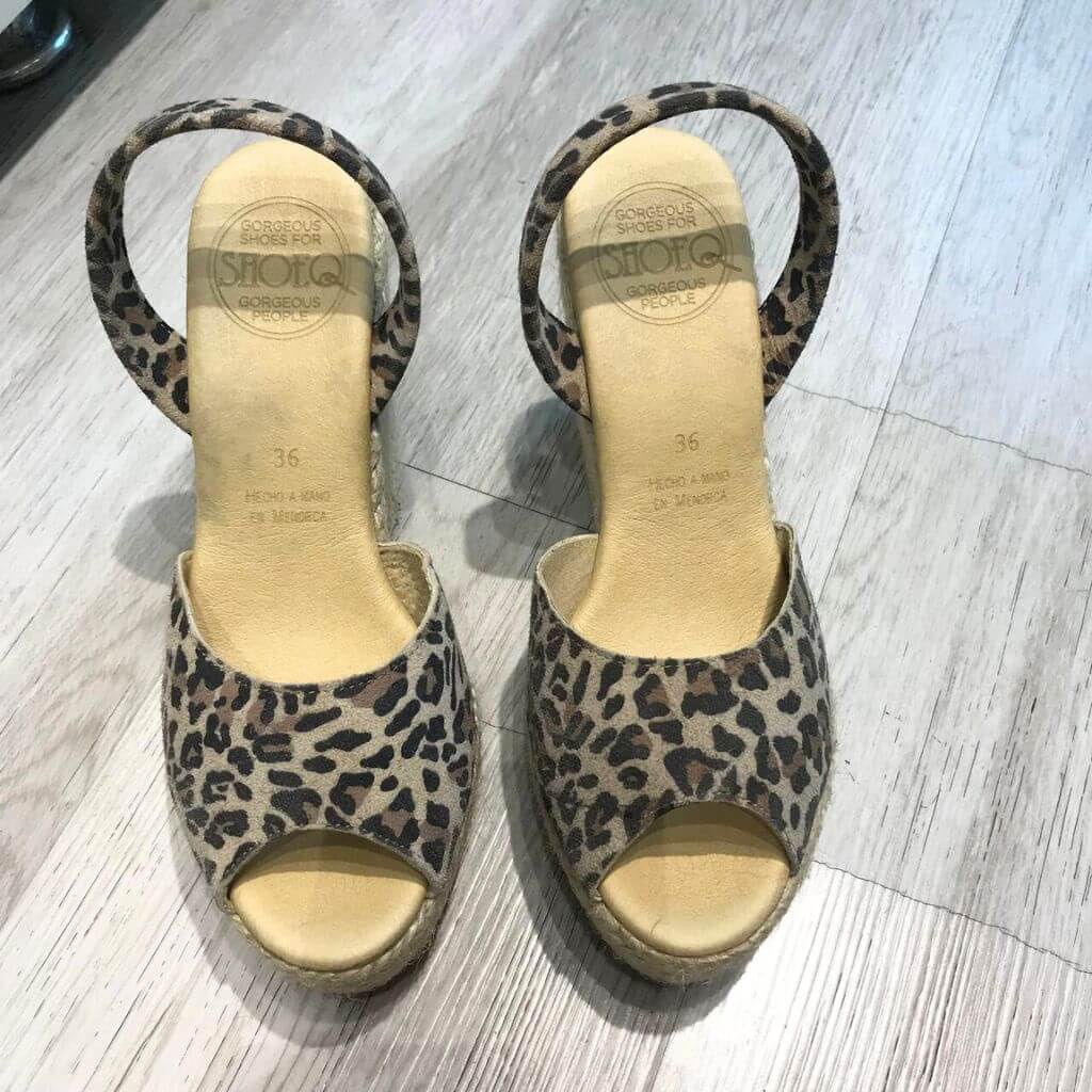 Roxy Wedge in Dark Leopard ('23 Edit) OUTLET - Size 36 - Shoeq