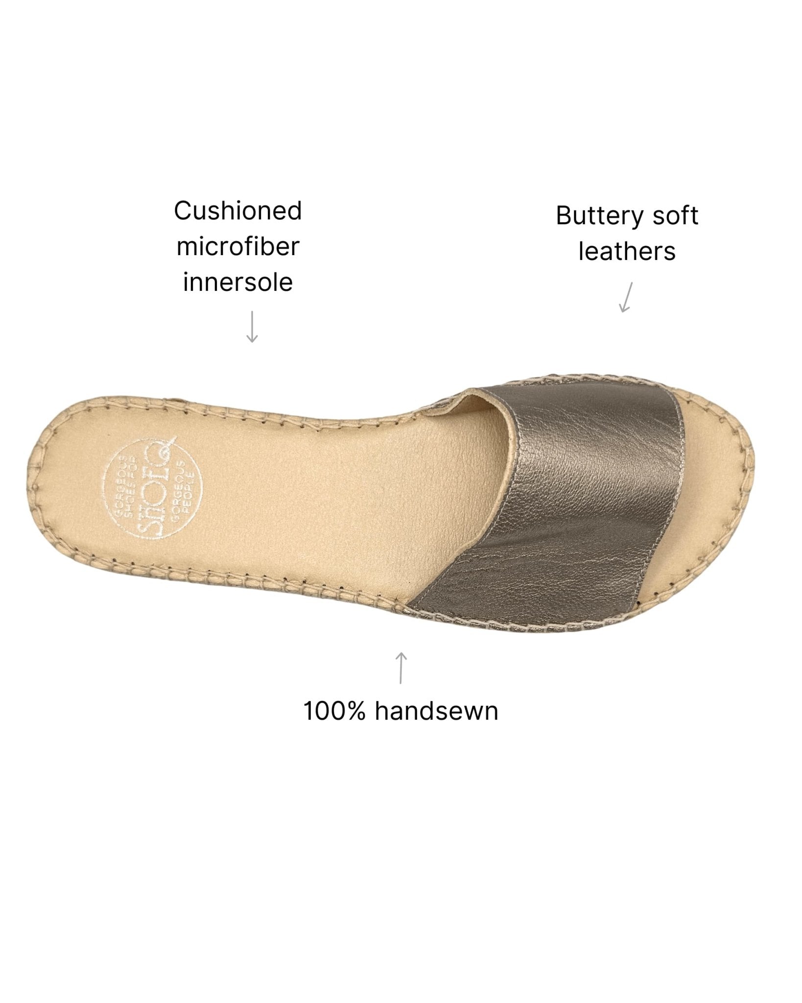 Summer Espadrille in Bronze - Shoeq