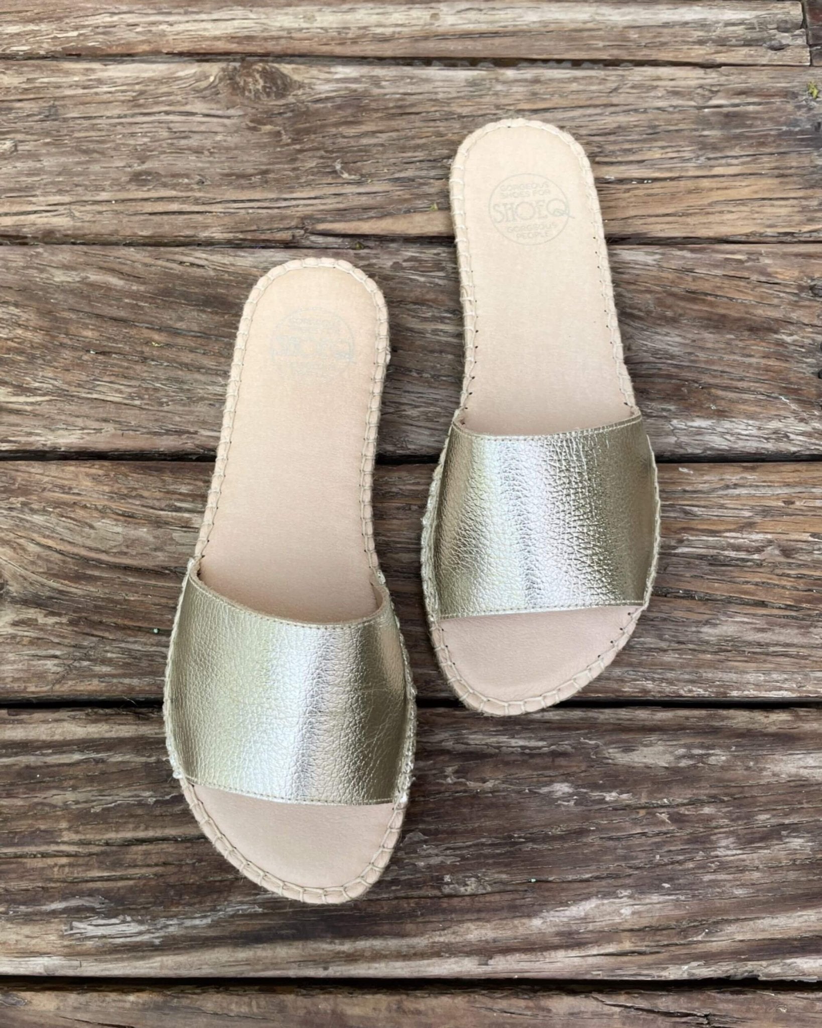Summer Espadrille in Champagne - Shoeq