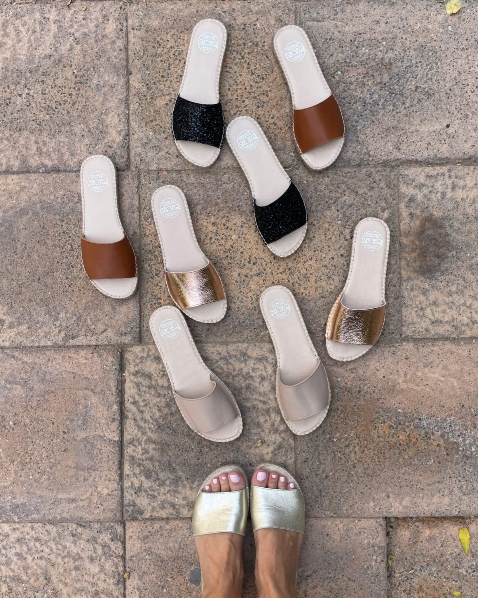 Summer Espadrille in Champagne - Shoeq