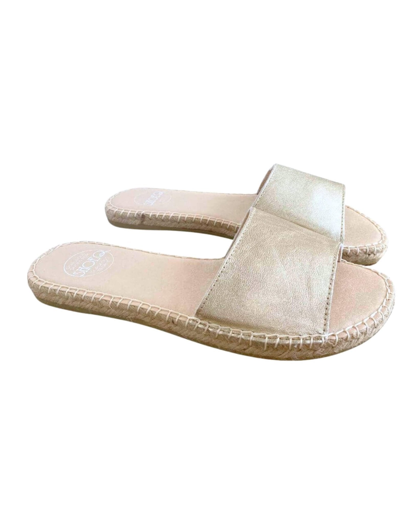Summer Espadrille in Champagne - Shoeq