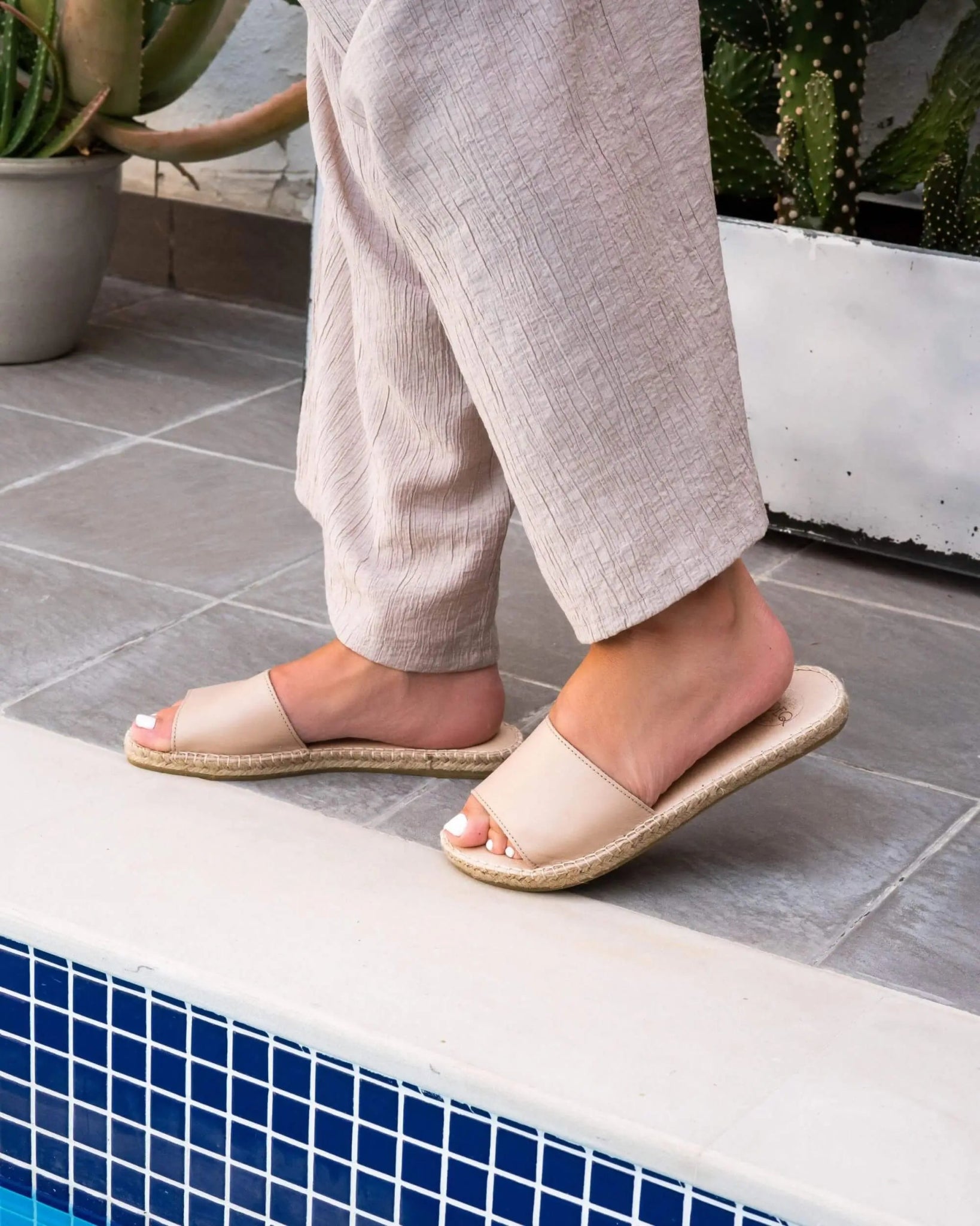 Summer Espadrille in Sand - Shoeq