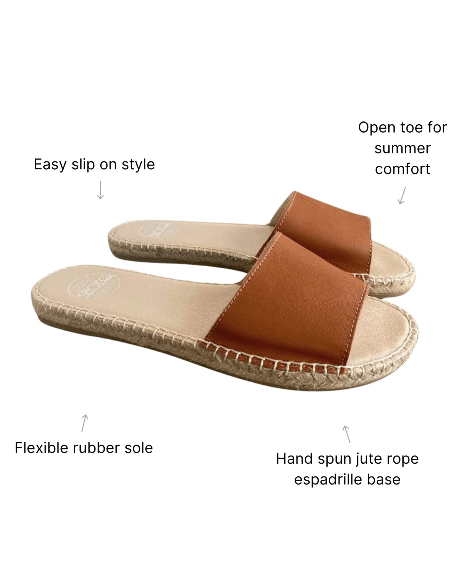 Summer Espadrille in Tan - Shoeq