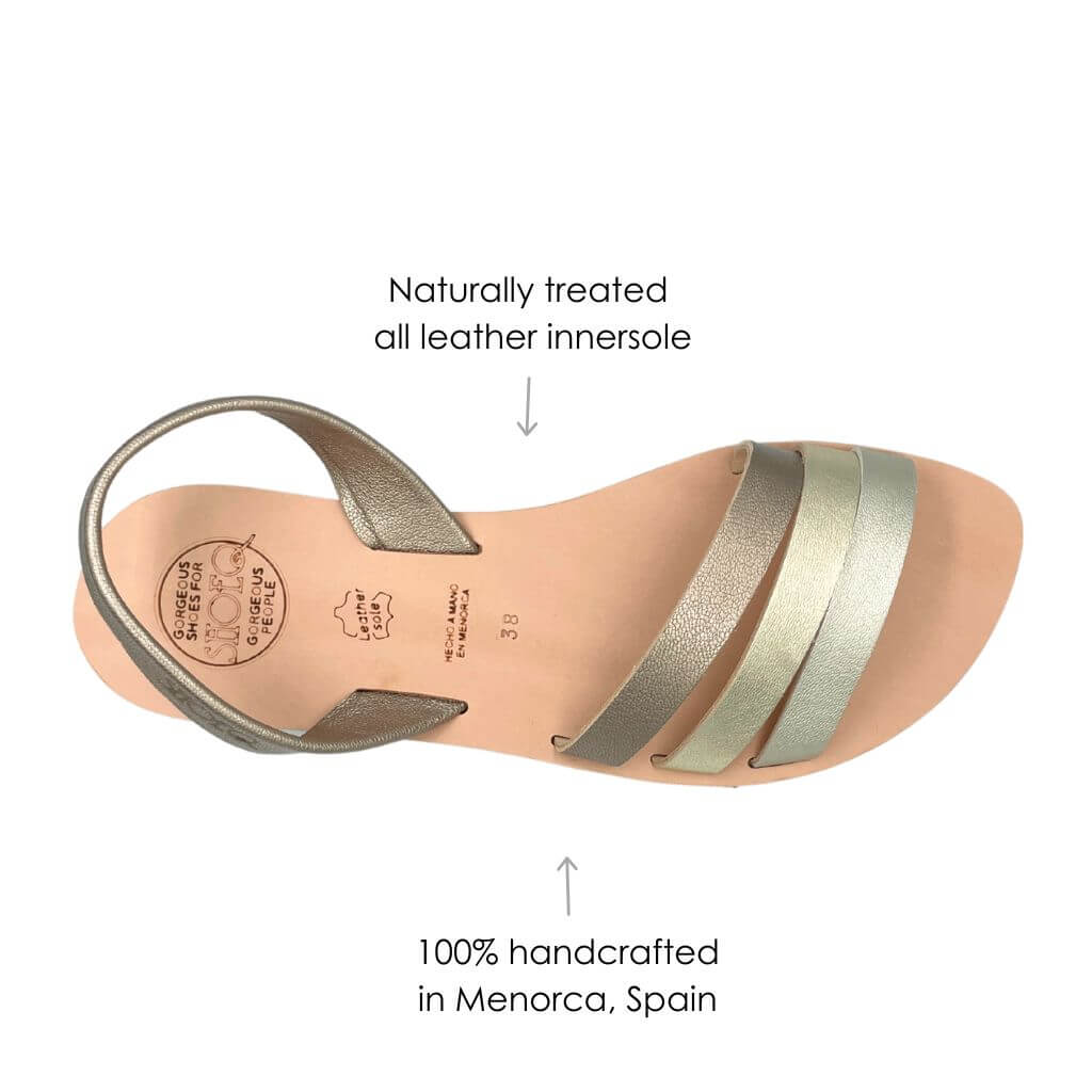 Sunkissed Avarca in Bronze - Shoeq