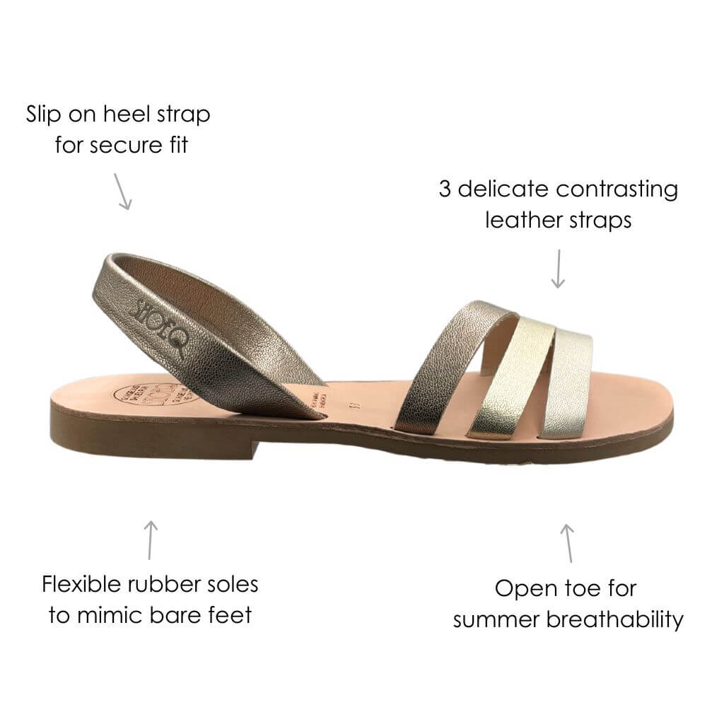 Sunkissed Avarca in Bronze - Shoeq