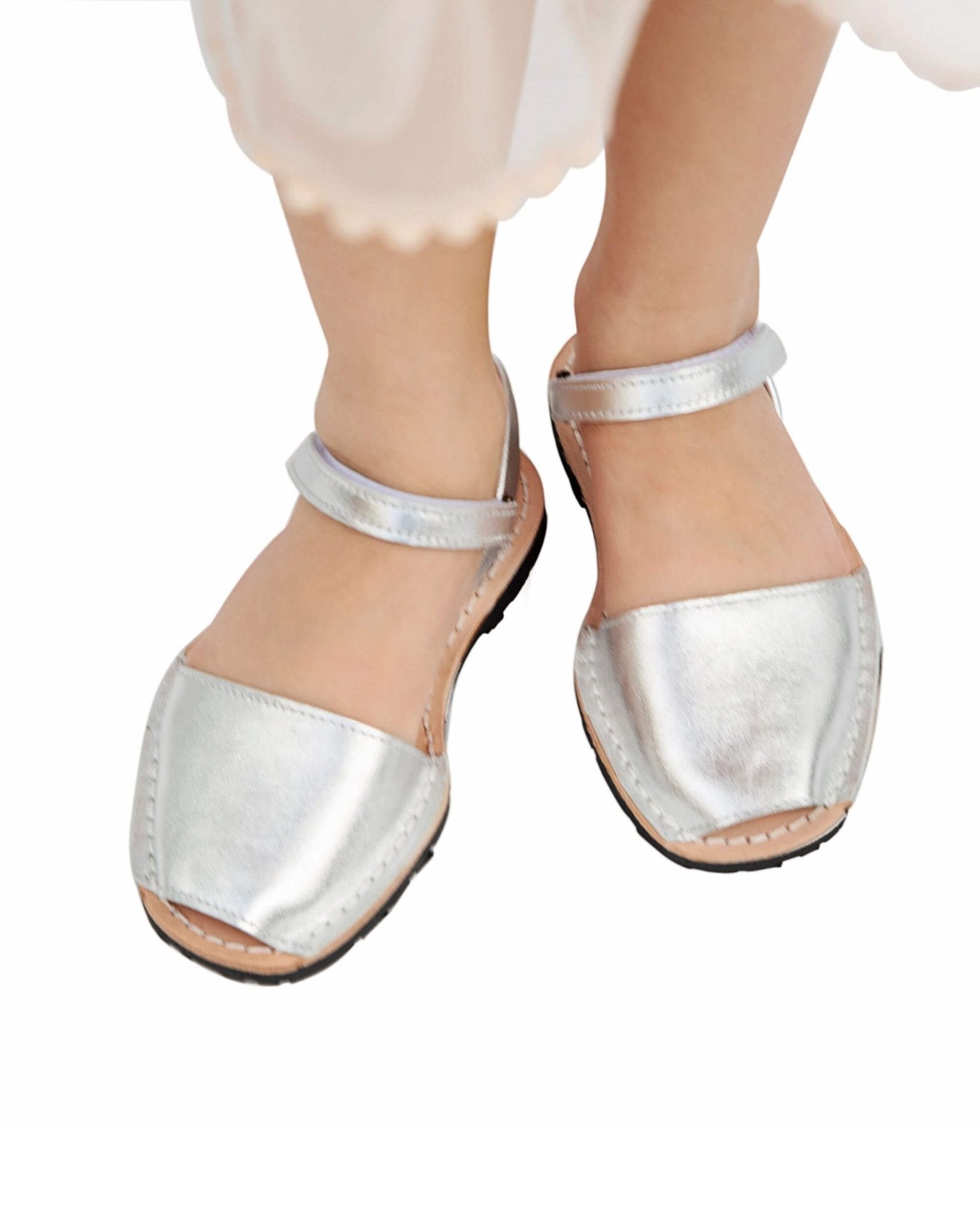 Toddler Avarca in Metallic Silver - Shoeq