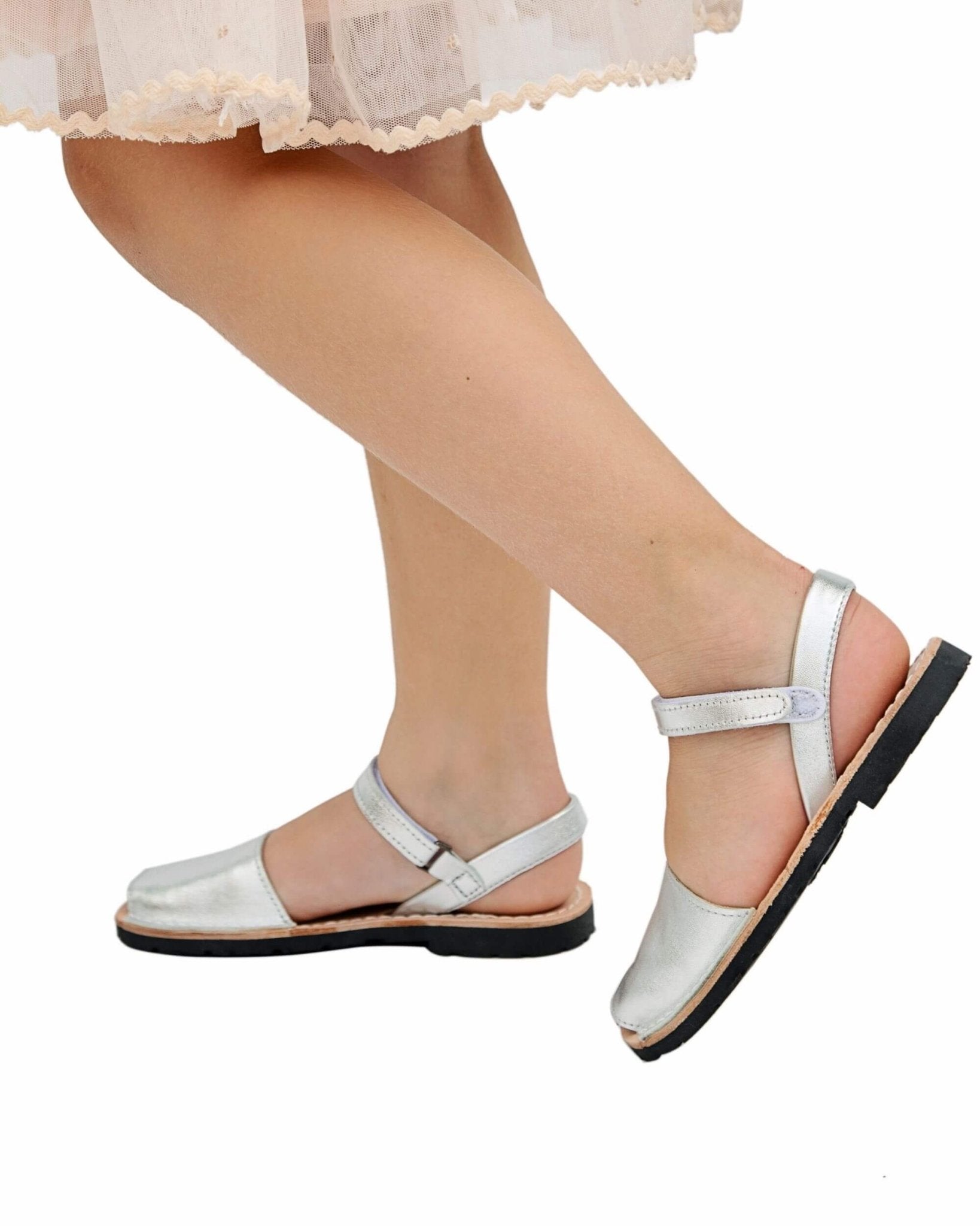 Toddler Avarca in Metallic Silver - Shoeq