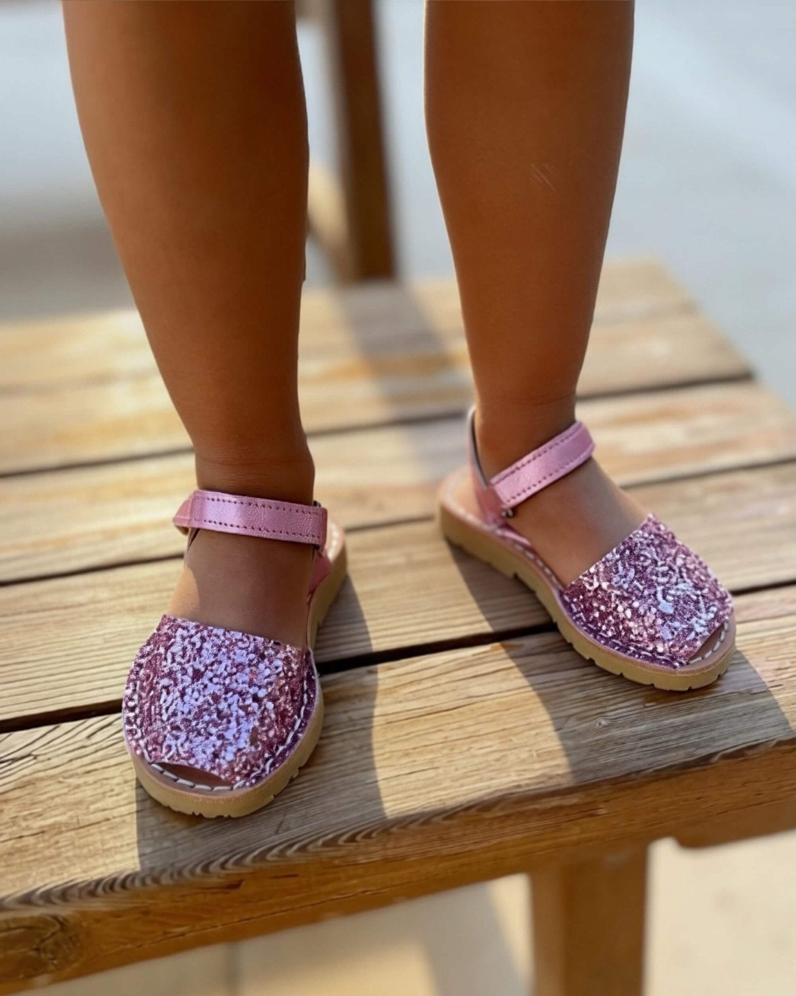 Toddler Avarca Pink Glitter sparkly shoes girls
