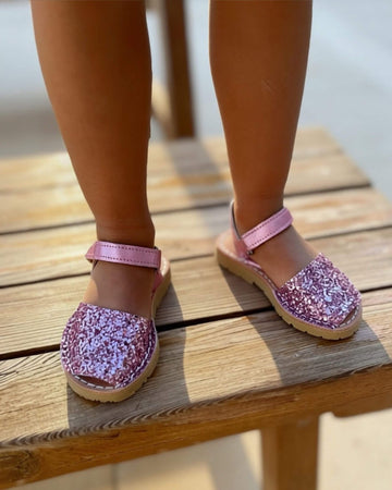 Toddler Avarca Pink Glitter sparkly shoes girls
