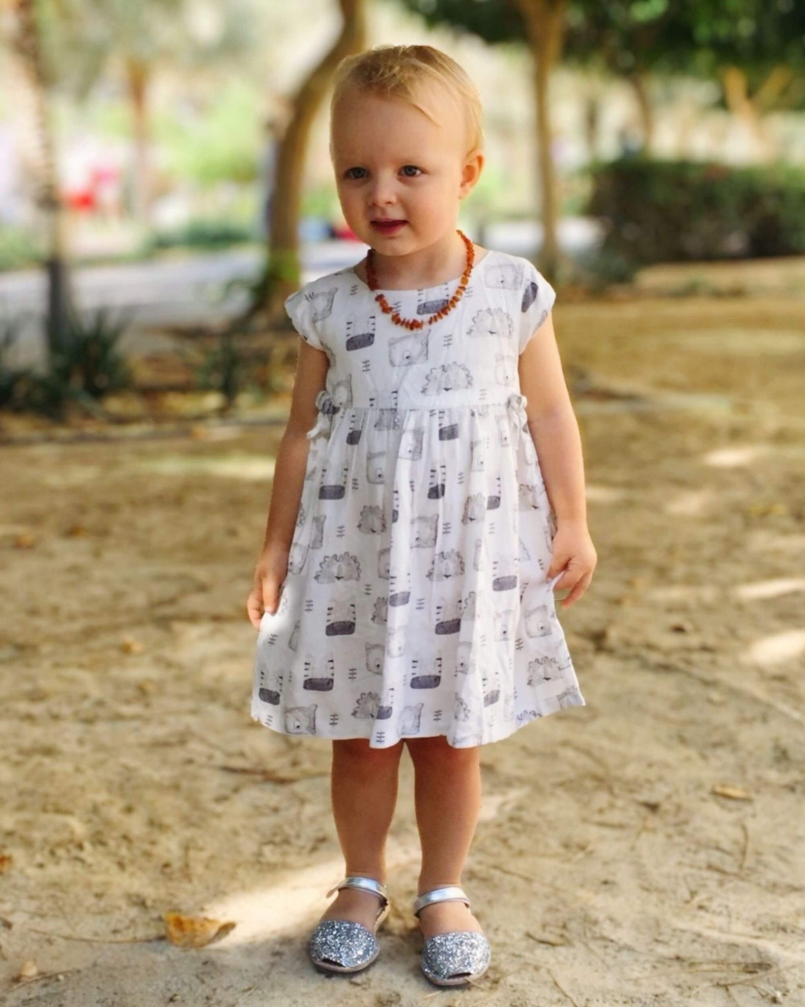 Toddler Avarca in Silver Glitter - Shoeq