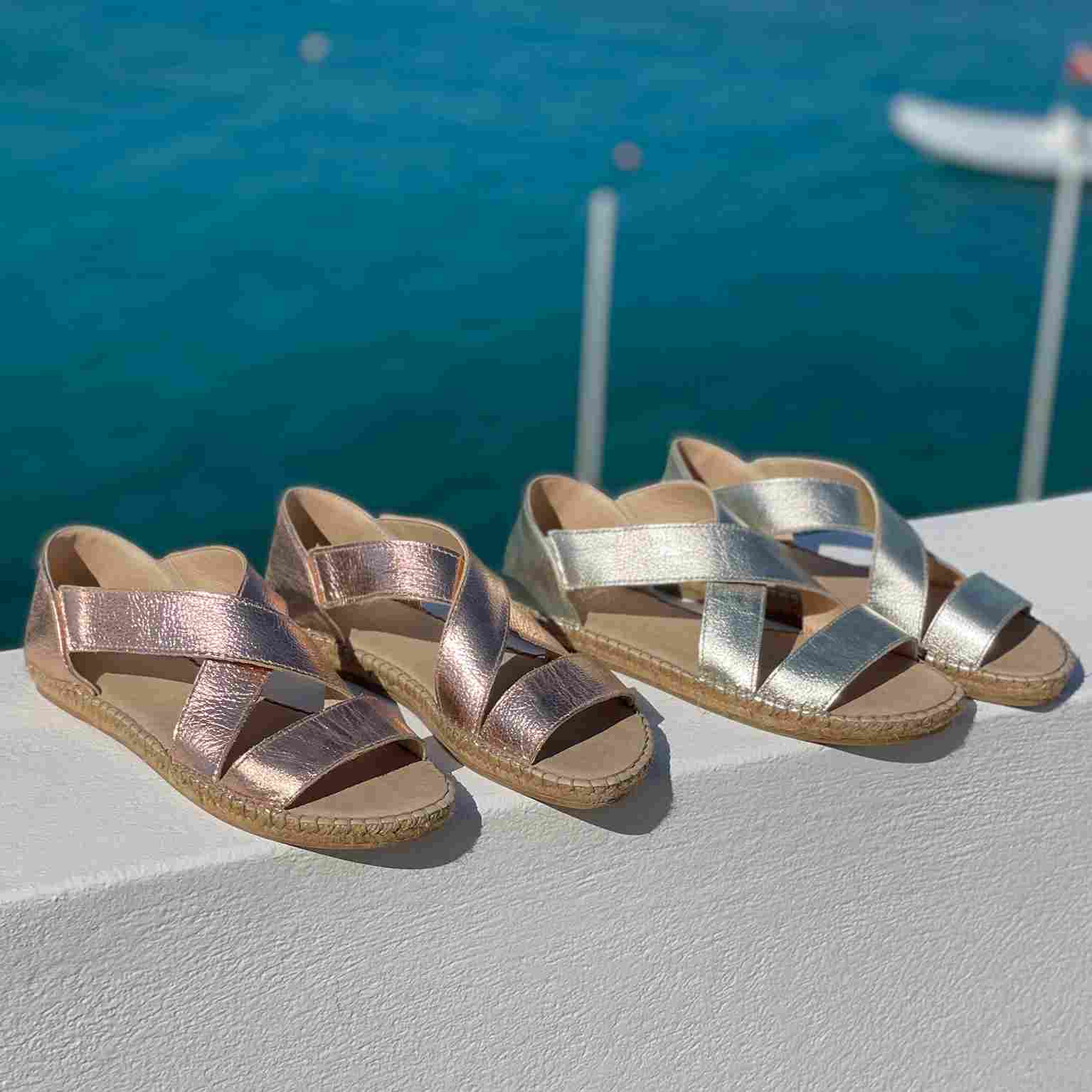 Beach Espadrille in Champagne - Shoeq