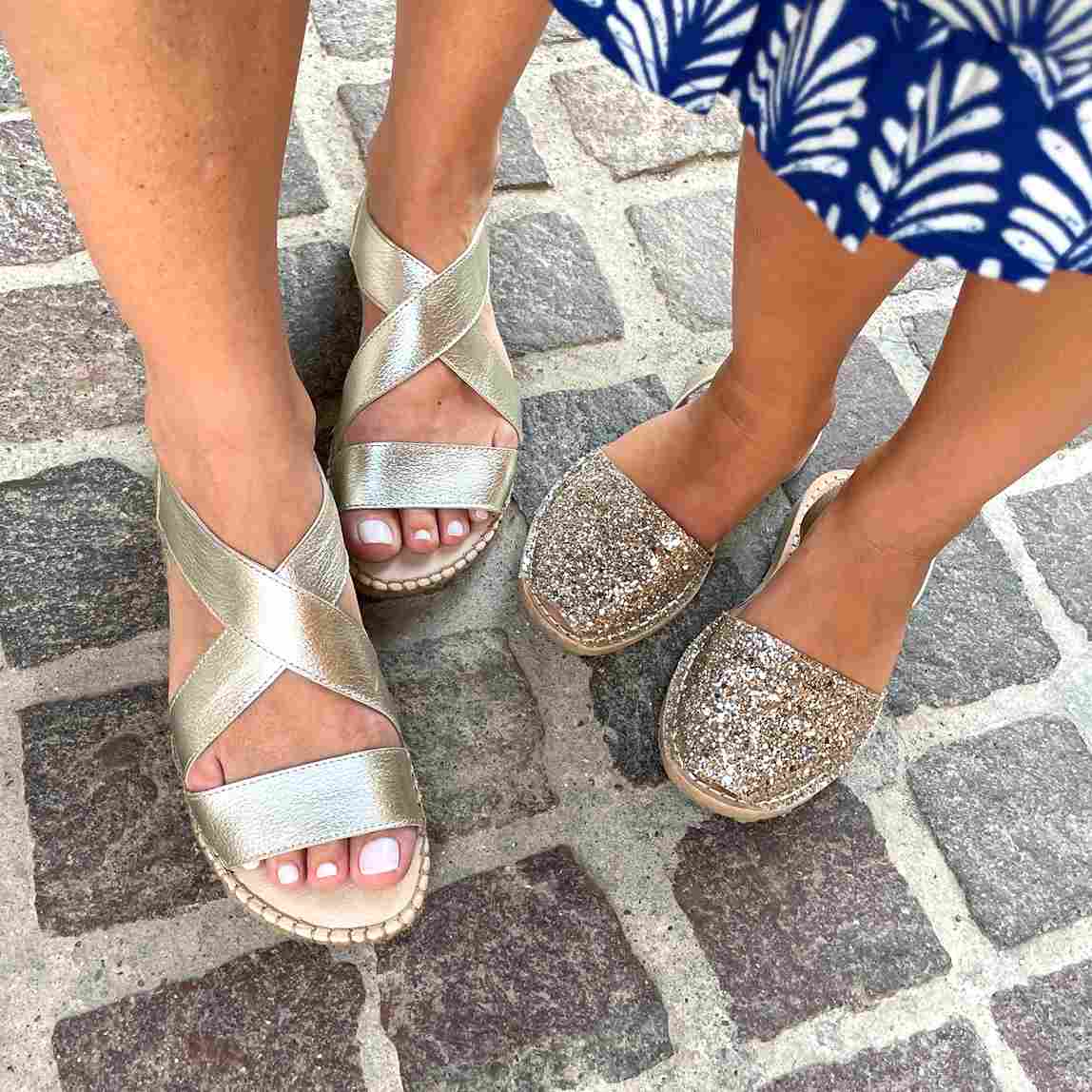 Beach Espadrille in Champagne - Shoeq