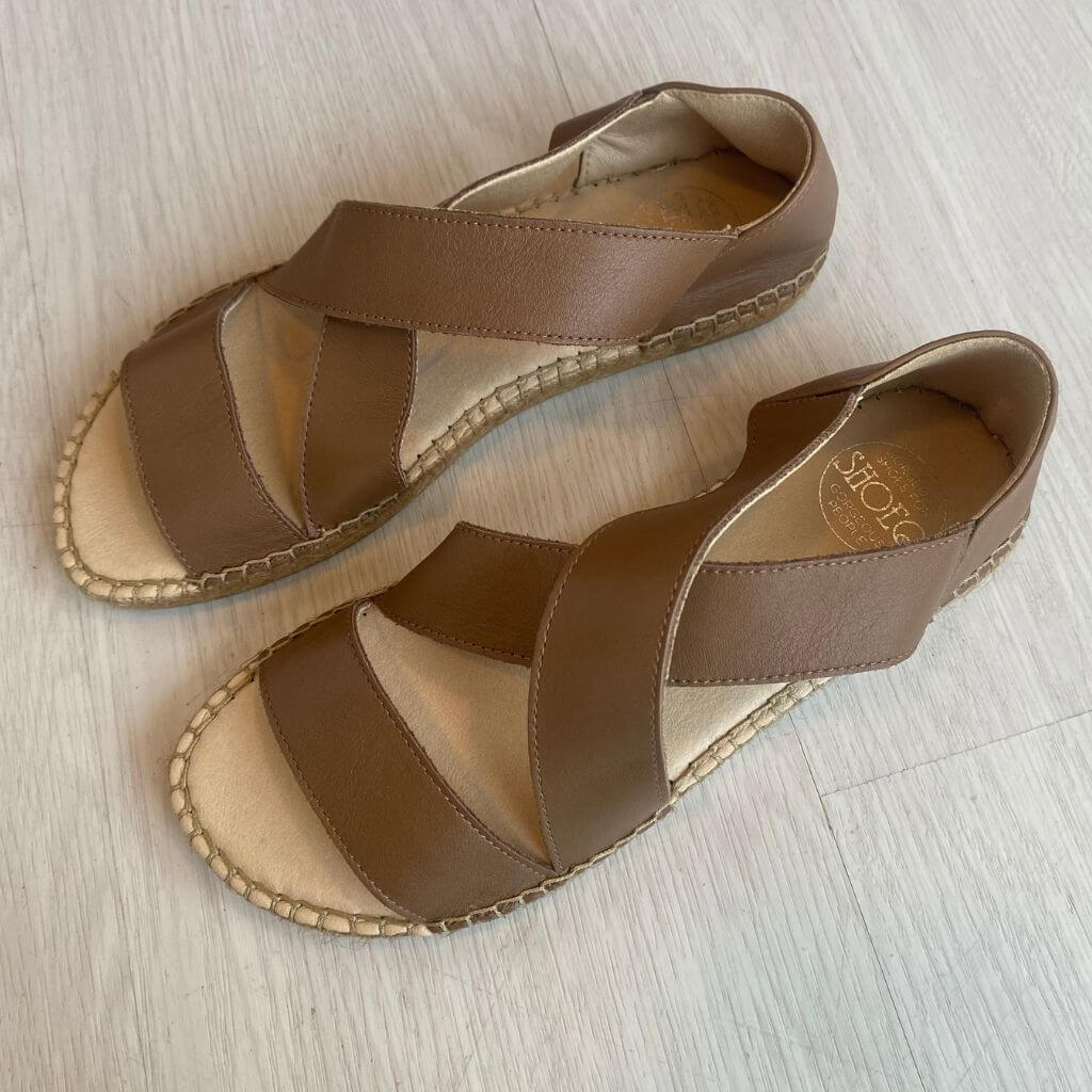 Beach Espadrille in Coffee - Size 36 - Outlet Item - Shoeq