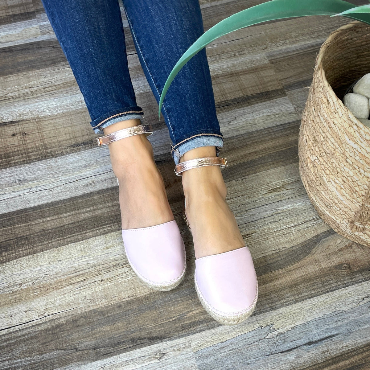 City Espadrille in Rose Blush - Shoeq