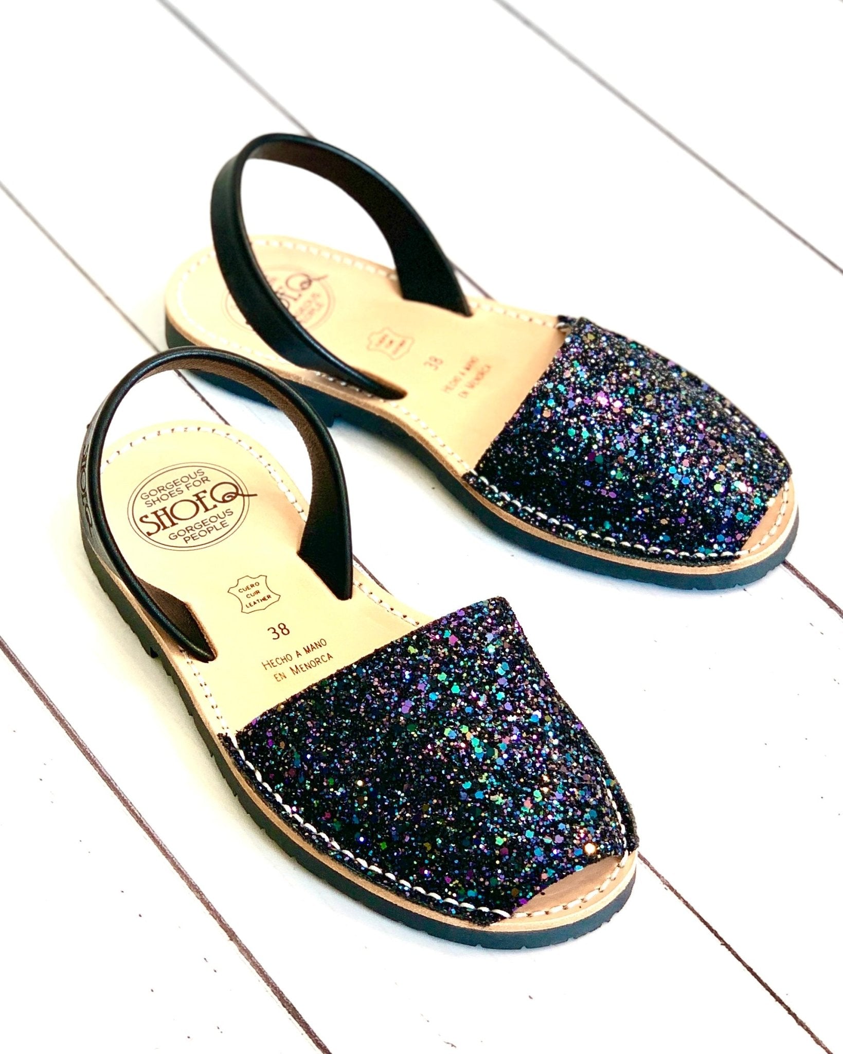 Classic Avarca in Galaxy Glitter - Shoeq