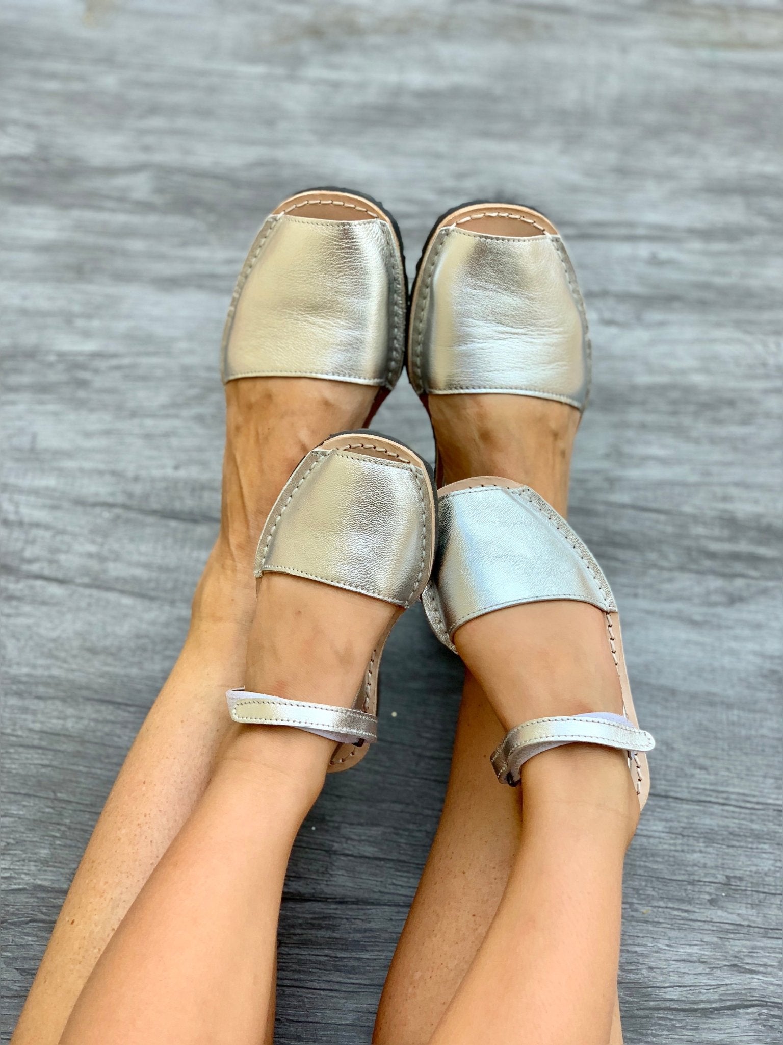 Classic Avarca in Metallic Silver - Shoeq