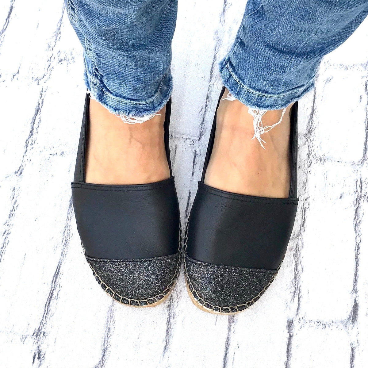 Classic Espadrille in Midnight Glitter - Shoeq