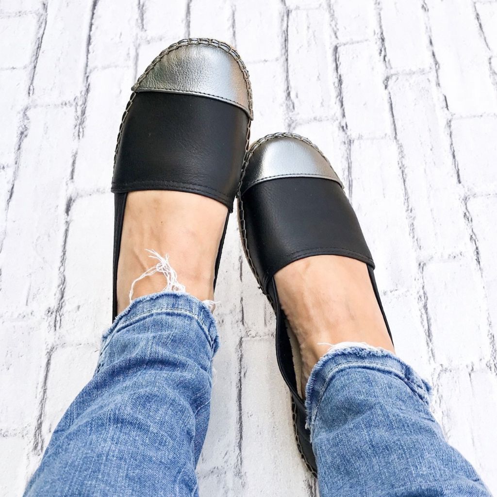 Classic Espadrille in Midnight Pewter - Shoeq