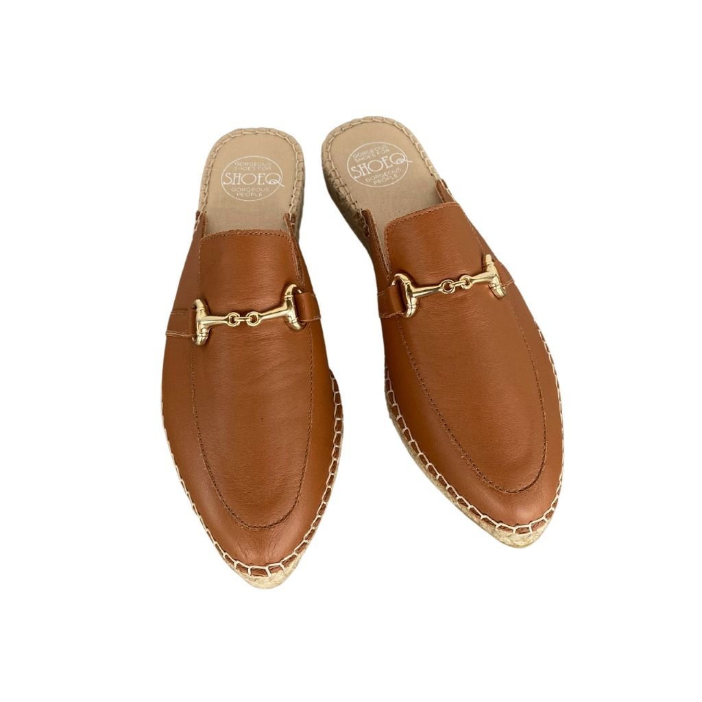 Espadrille Mule in Tan - Shoeq