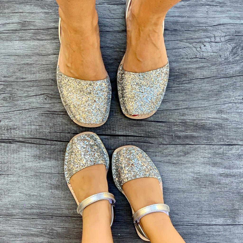Pons Toddler Silver Glitter - Shoeq