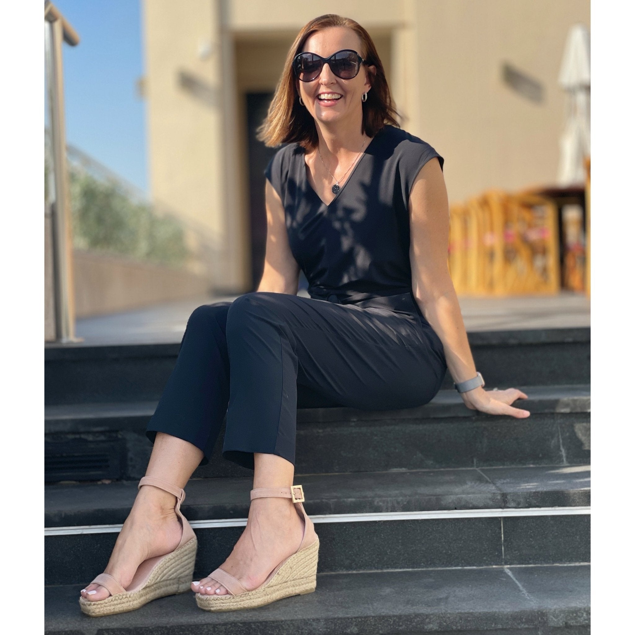 Sienna Espadrille Wedge in Sunkissed - Shoeq