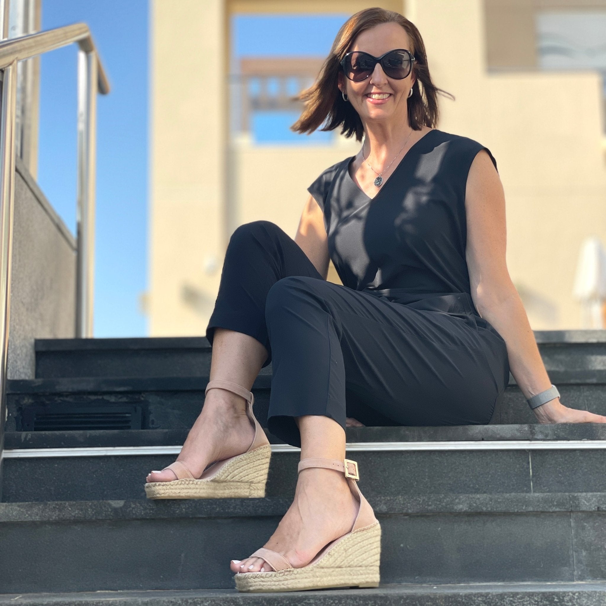 Sienna Espadrille Wedge in Sunkissed - Shoeq