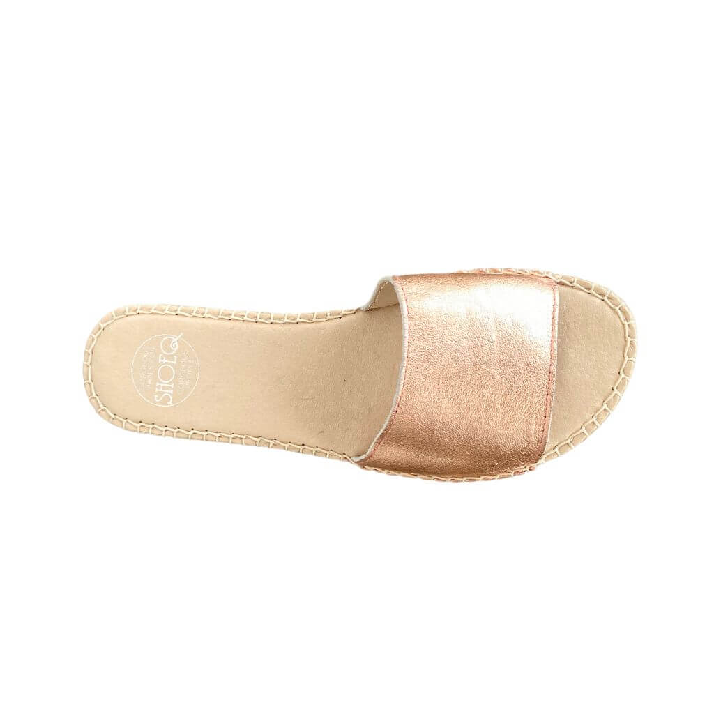 Summer Espadrille in Rose Gold - Shoeq